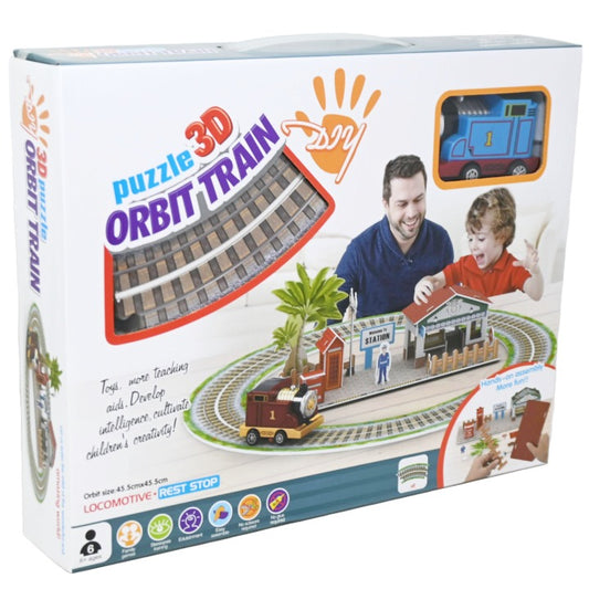 DIY Train & Railway Toy Set CB (AA Battery not included) C/P 36