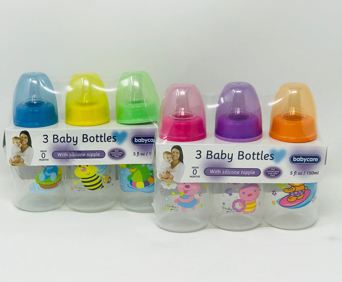 BOTTLE 3PK  5OZ WONDER YEARS 3 ASSTD C/P 36