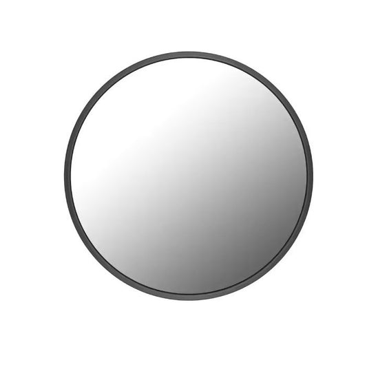 30" Round Mirror Black Veneer (Plastic Frame/Plastic Molded Backing) C/P 4