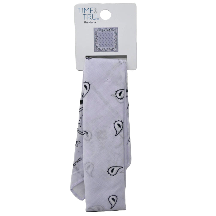 PURPLE PRINTED BANDANA C/P 72