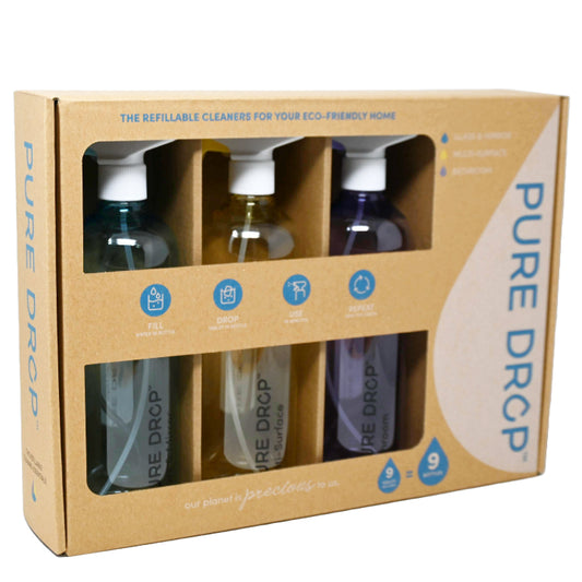 3pk PURE DROP CLEANING ESSENTIAL KIT C/P 12