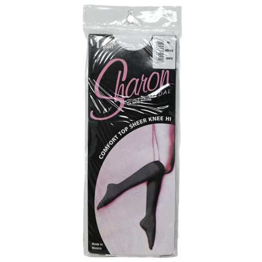Ladies White Queen 1 pair Sheer Panty Hose SHARON C/P 60