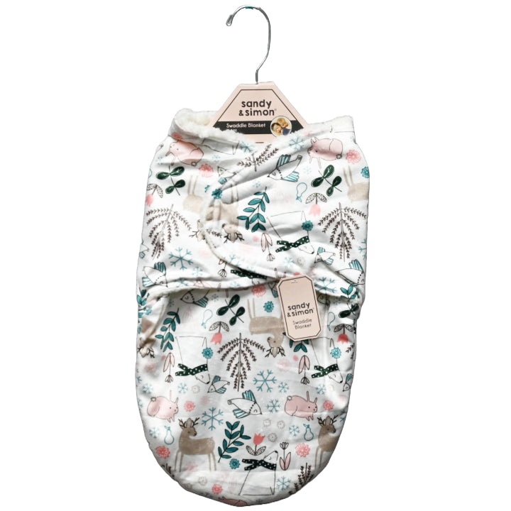 SINGLE SWADDLE - PRINTED MINK WINTER MULTI C/P 36