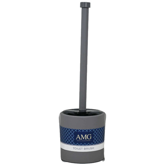MATTE GREY TOILET BRUSH HOLDER C/P 12