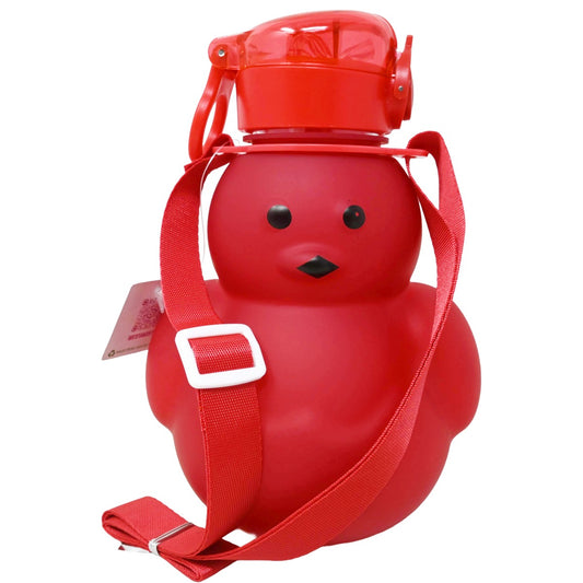 Red Chick Bottle w/Straw C/P 24 West & 5th