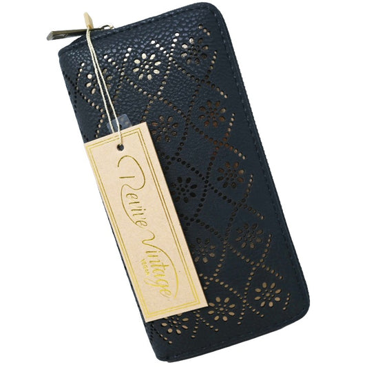 BLK LASER ZIP WALLET (NO UPC, HAS PROP 65 LABEL) C/P 50