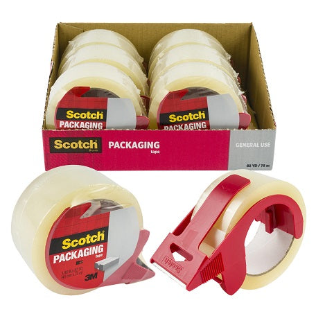 Scotch Packaging Tape 1.88in x 82yd C/P 6
