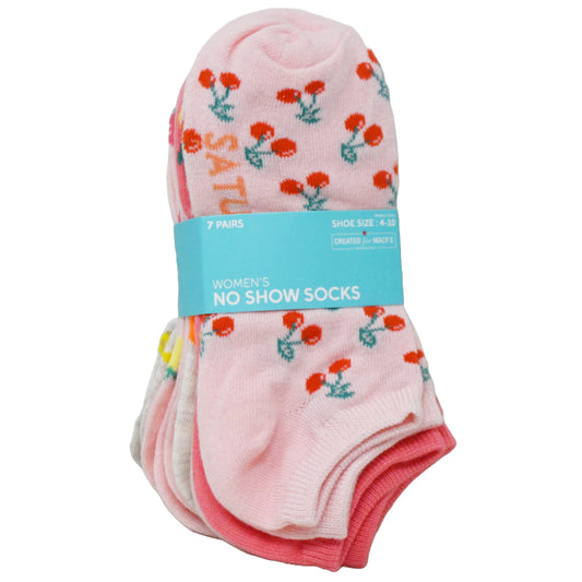 7pk PL FRUIT DOW NS SOCKS SIZE 9-11 C/P 60