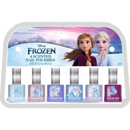 6pc FROZEN EVERGREEN NAIL SET C/P 24