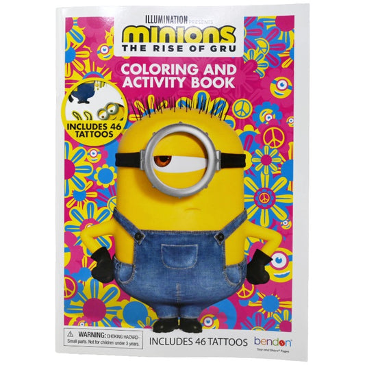 Minions 2 Coloring & Tattoo Book C/P 48