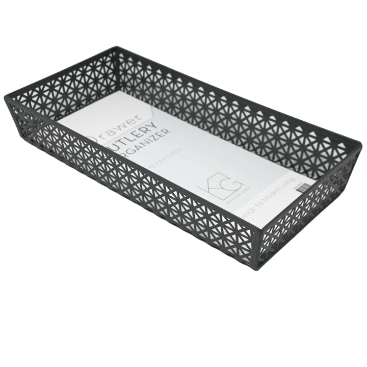 Med Cross Punched Metal Drawer Rect. Organizer C/P 24