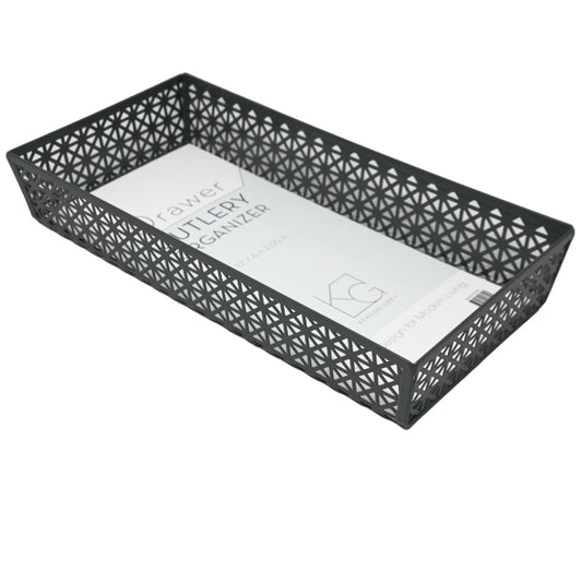 Med Cross Punched Metal Drawer Rect. Organizer C/P 24