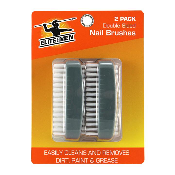 2pk DOUBLE NAIL BRUSH C/P 72