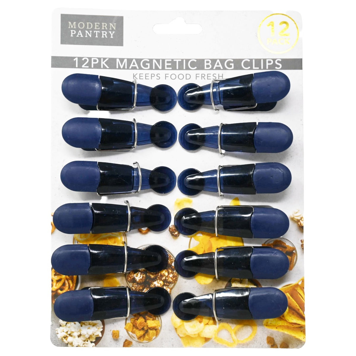 12pc Nvy Mag Bag Clips C/P 48