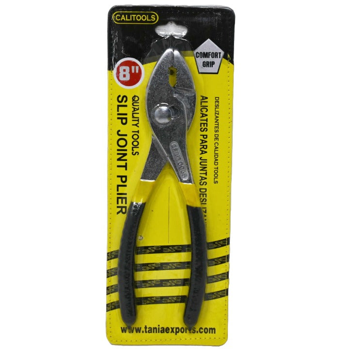 8" Slip Joint Plier with Comfort Grip C/P 75 Inner 15 CALITOOLS