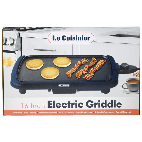 Blu Electric Griddle C/P 4 Le Cuisinier