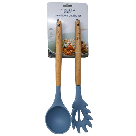 2pc DBlu Ladle Pasta Server Set C/P 12 Phantom Chef