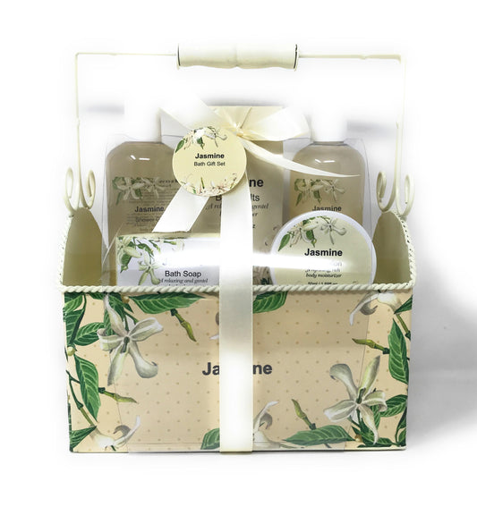 5PC JASMINE BATH SET C/P 6