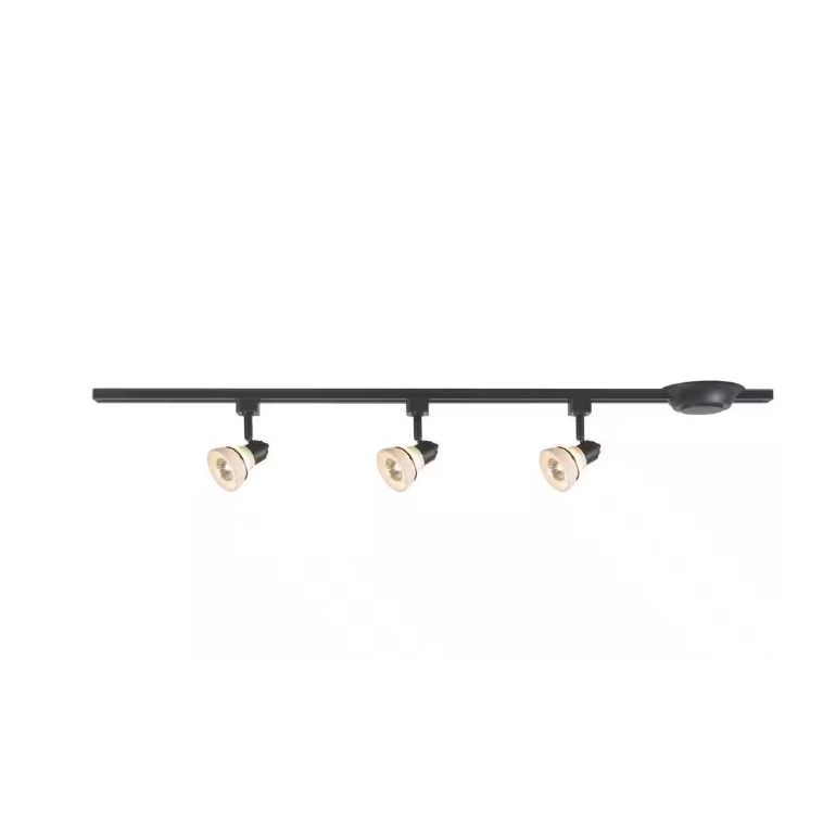 44" 3-LIGHT FROSTED WHITE LINEAR TRACK SECTION C/P 1,COLOR BOX