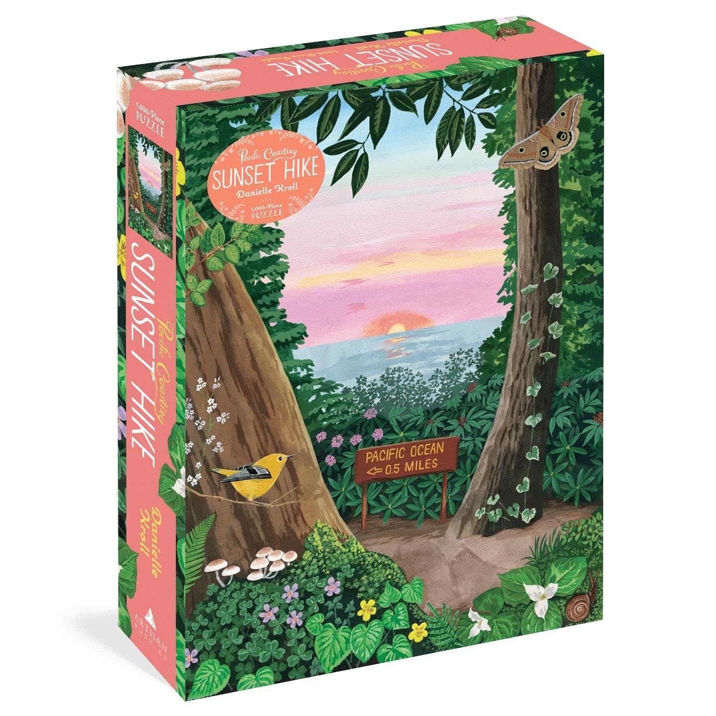 1000pc Pacific Coasting: Sunset Hike Jigsaw Puzzle C/P 12
