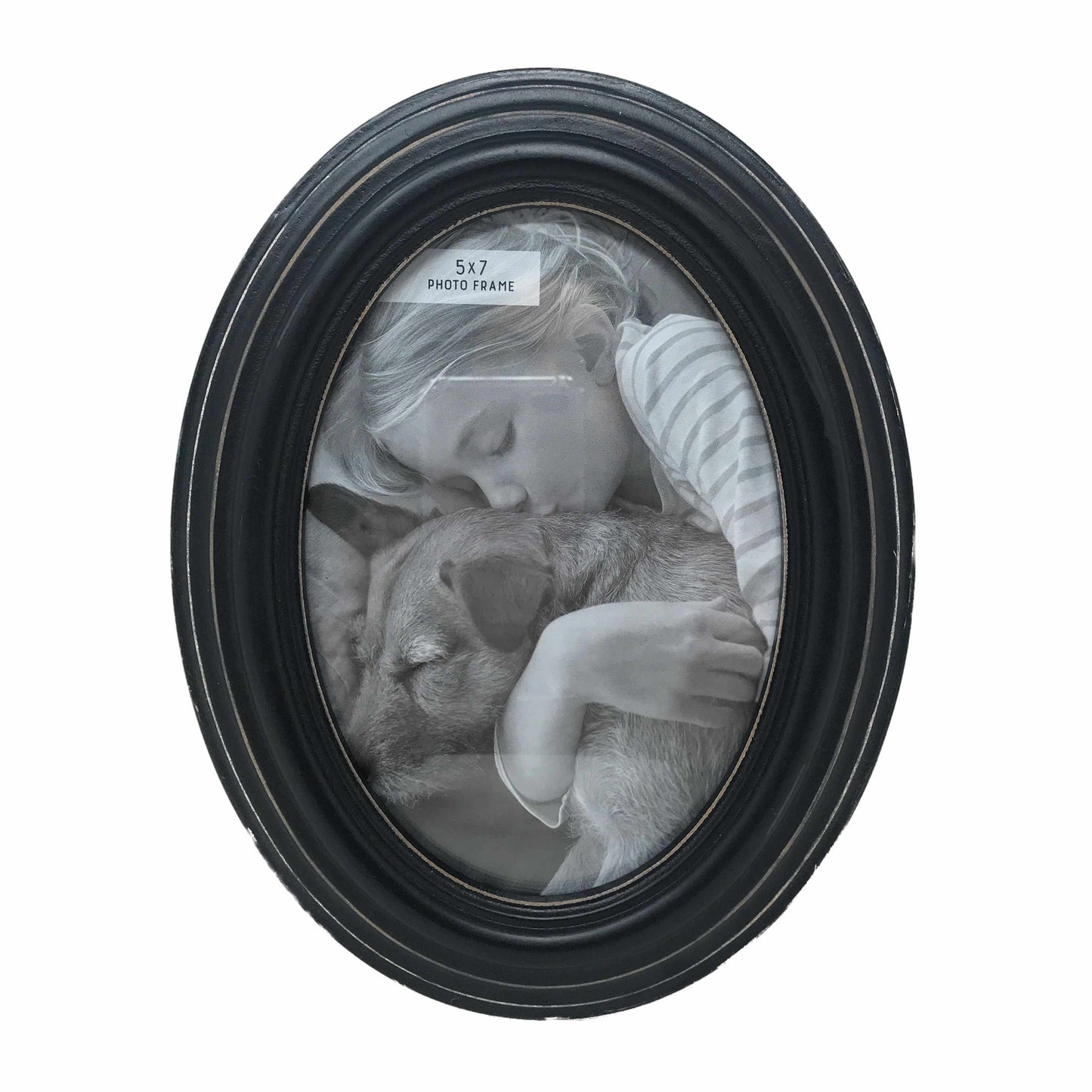 DIST OVAL 5X7 BLK JAS C/P 4