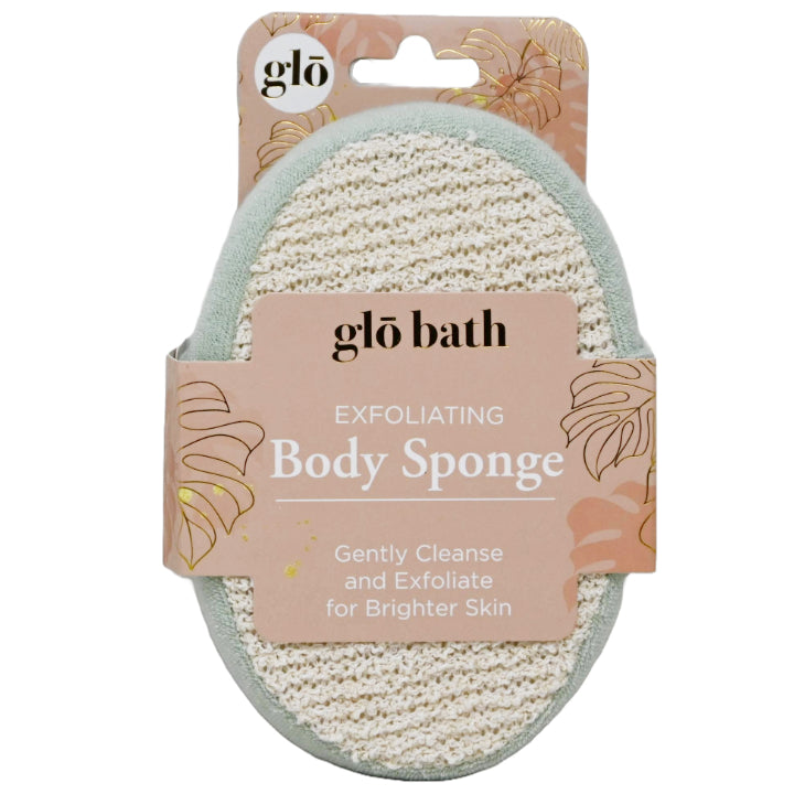 GREEN EXFOLIATING BODY SPONGE C/P 72