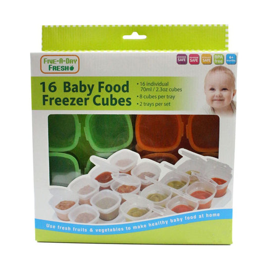 FOOD CUBES  16PC FREEZER 2ASSTD/PK C/P 12