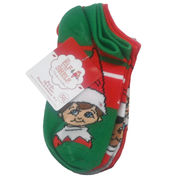 5pk ELF ON THE SHELF JOY NS SOCKS SIZE 6-8 C/P 60