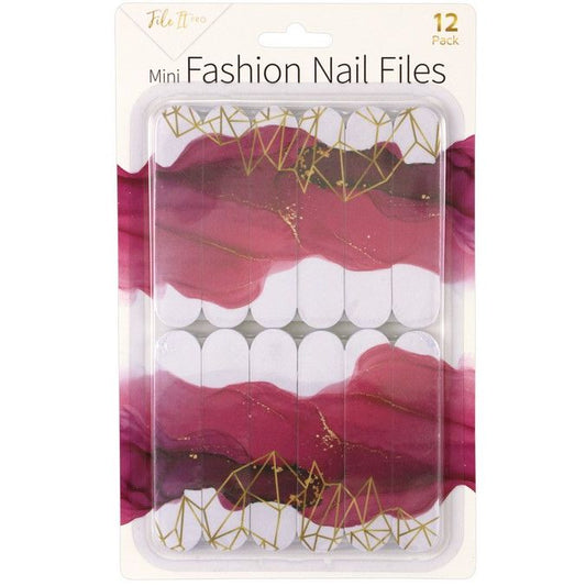 12pc MINI SALON NAIL FILE SET C/P 144