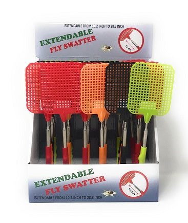 FLYSWATTER 26CM - 72CM 4 ASSTD IN DISPLAY C/P 96