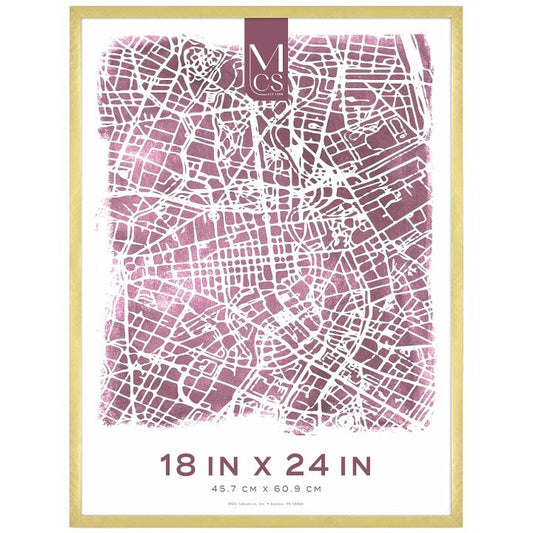 18X24" BRASS METAL POSTER C/P 4