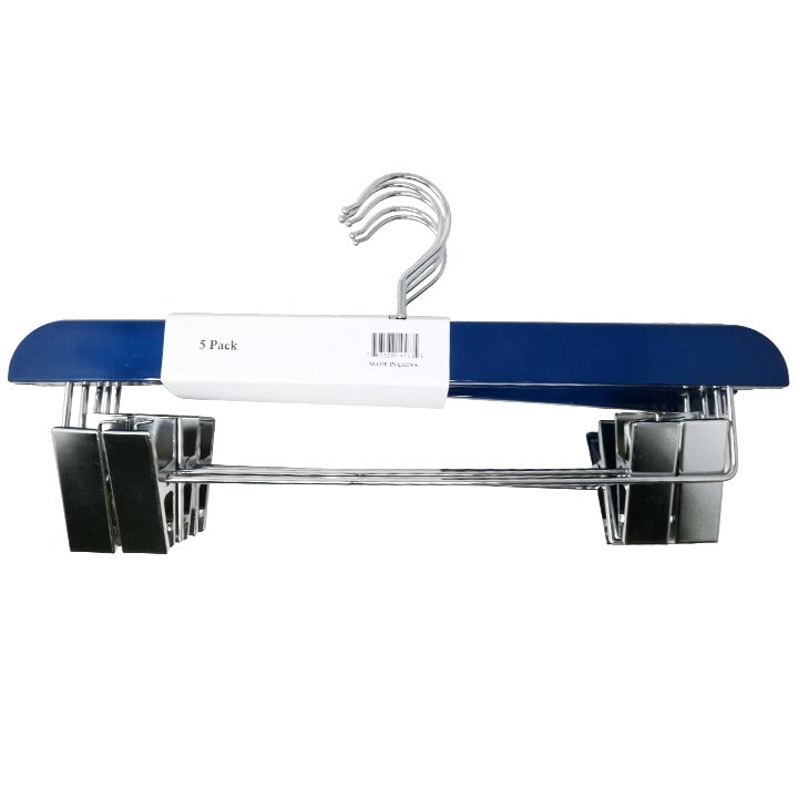 5pk Nvy Skirt Hanger Set C/P 10