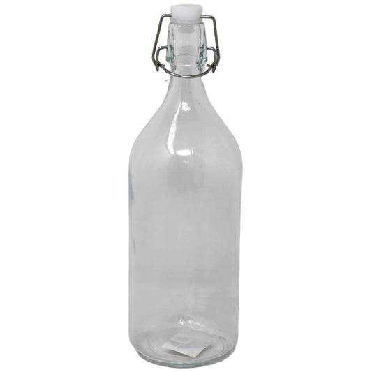 36.5oz GLASS BOTTLE WITH STOPPER C/P 20