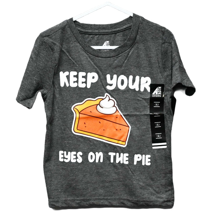 BOYS SIZE 4-7 KEEP YOUR EYE ON THE PIE T-SHIRT C/P 24