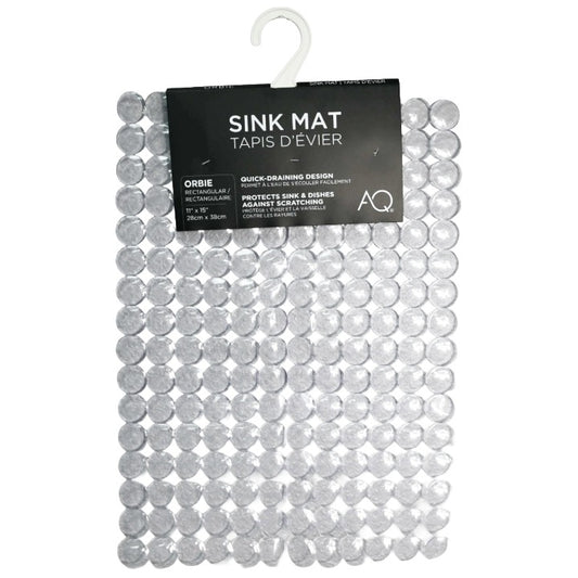 Clear Rect Sink Mat C/P 36