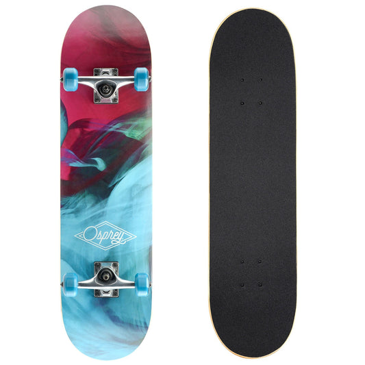 31" OSPREY "EMULSION" DOUBLE KICK SKATEBOARD C/P 4