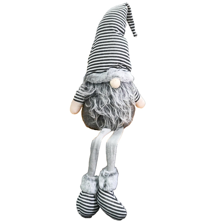 Grey Fabric Gnome 26.8"Hx6.5x4.5x26.8" C/P 12