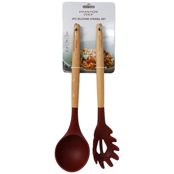 2pc Brg Turner Spoon Set C/P 12 Phantom Chef