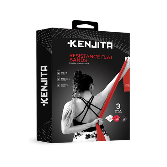 3pk KENJITA RESISTANCE FLAT BANDS C/P 24