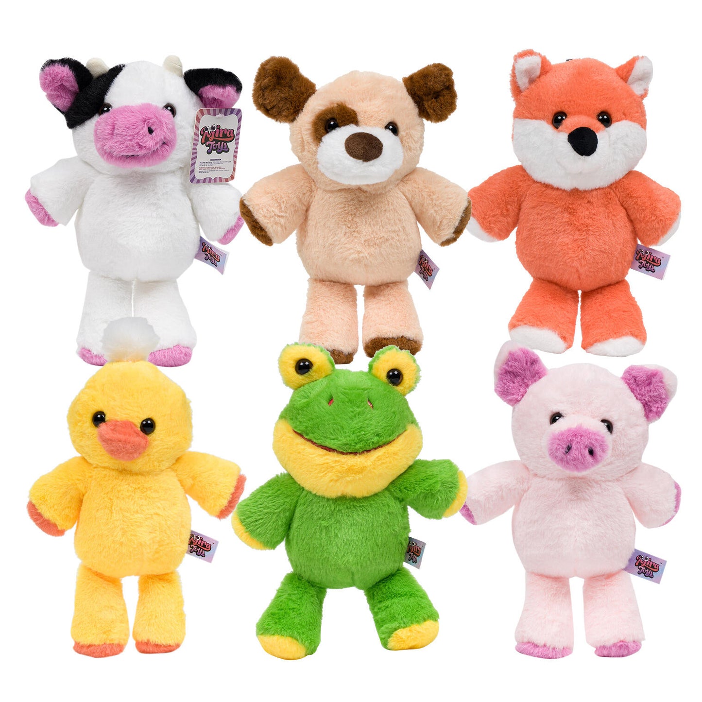 8" JUMBO ANIMALS 6-ASSST C/P 96