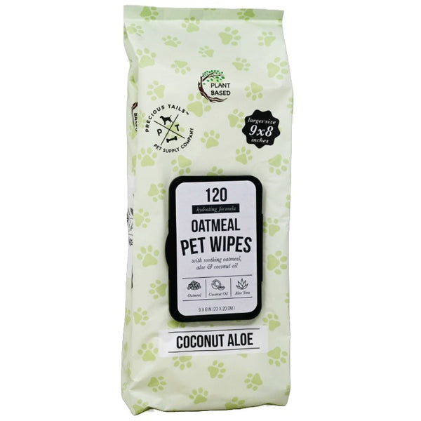 *AS IS*120ct Lg Pet Wipes Fresh Scent Precious Tales Exp.Date: 09/25/2026  C/P 12