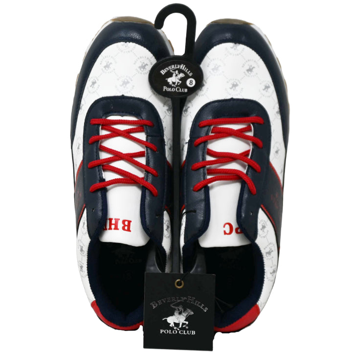 BHPC WHITE/NAVY VULCANIZED SNEAKERS ASST SIZE C/P 12