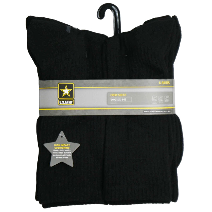 6pk ARMY BASIC HC BOOT SOCKS SIZE 10-13 C/P 60