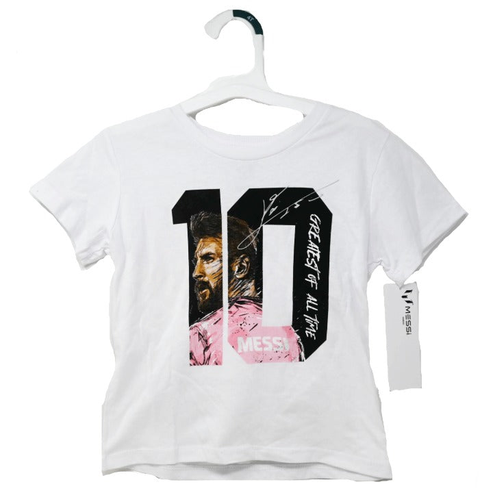 MESSI 4T WHT THE GREATEST T-SHIRT C/P 12