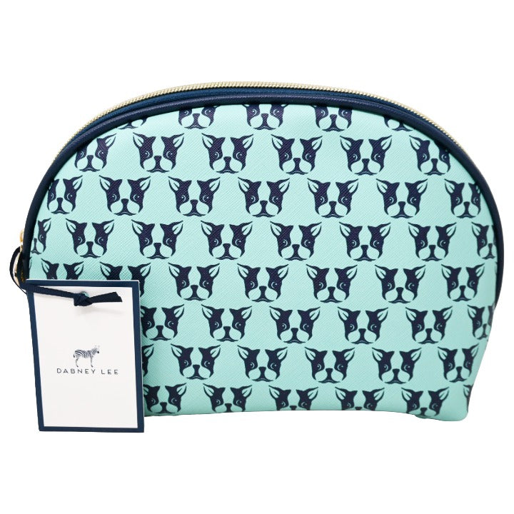 *OUTSIDE CA* BLUE DOME COSMETIC BAG W/DOG PRINT DABNEY LEE C/P 40