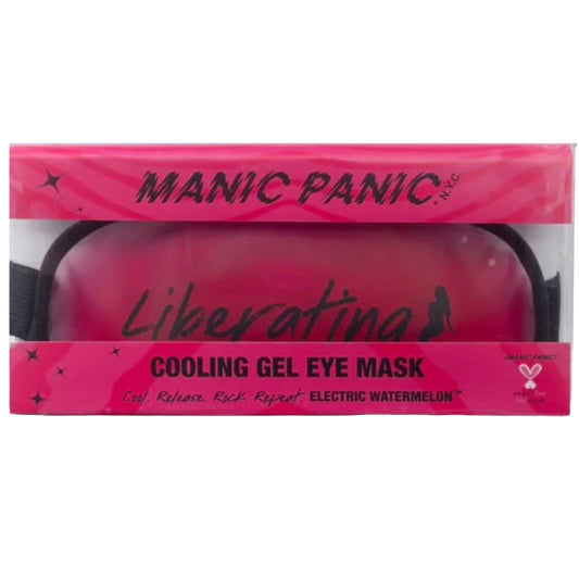 MANIC PANIC GEL MASKS W STRAP ROSEWATER POMEGRANATE C/P 36