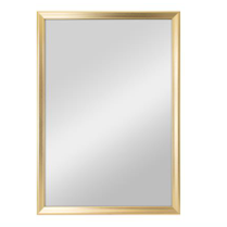 26.5x38.5" LARA GOLD FRAMED MIRROR C/P1