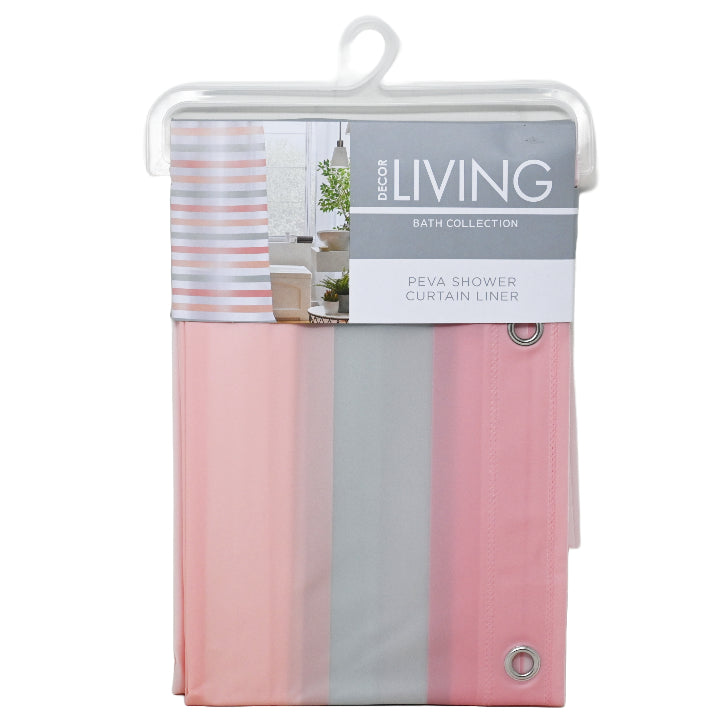 70" X 72" MULTICOLOR PEVA SHOWER CURTAIN C/P 12