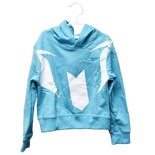 GIRLS BLUE L.SLEEVE MESSI LOGO HOODIE FRENCH TERRY 4-ASST SIZE (XS/7,S/8-M,10-12,L/14-16) C/P 24