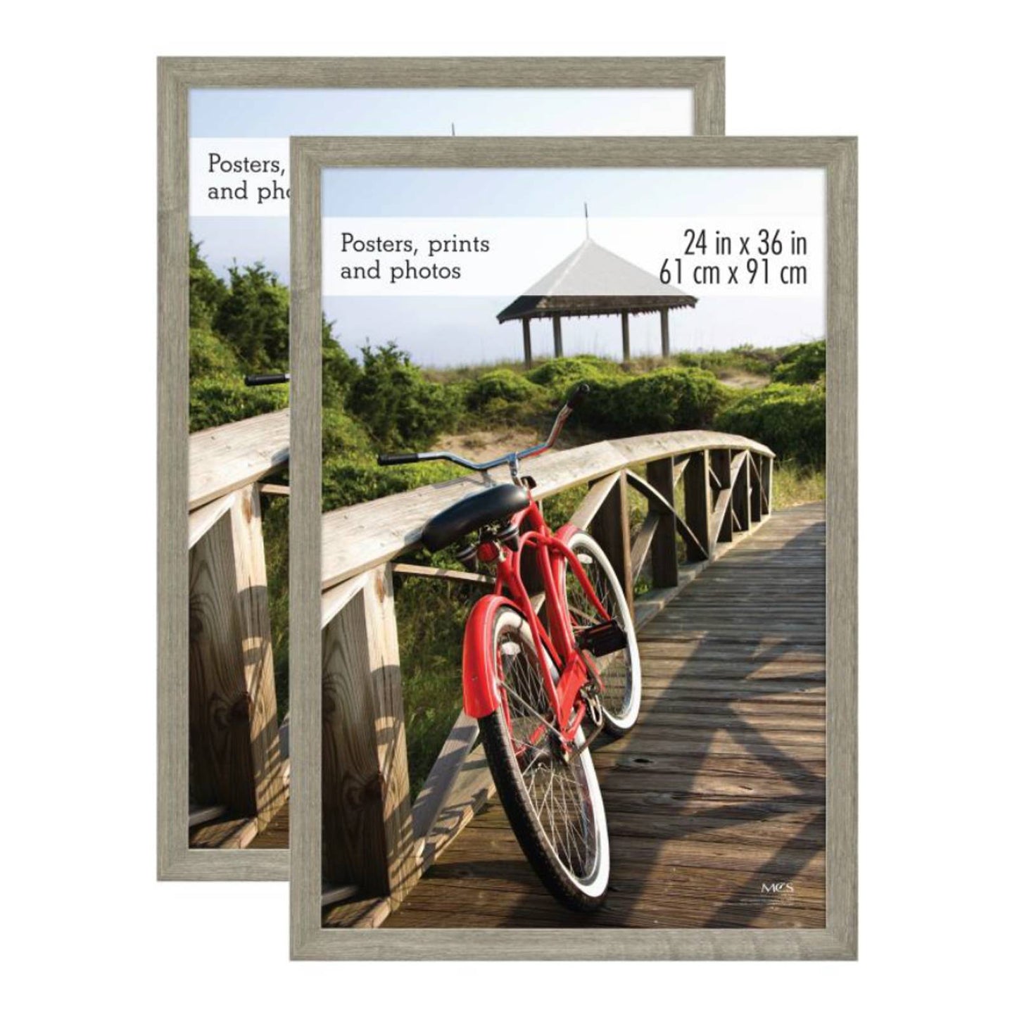 2pk 24"x36" MUSEUM POSTER FRAME BARNWOOD C/P 1